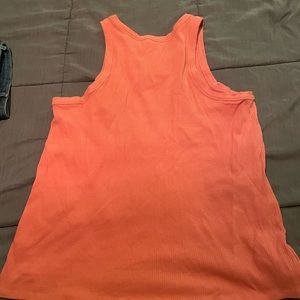 Highline Solid Fitted Ribbed Tank Top